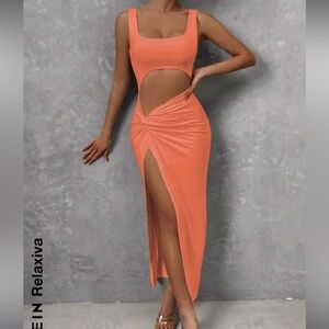 Cutout Twist Dress